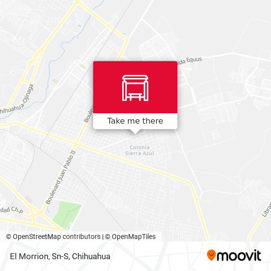 Mapa de El Morrion, Sn-S