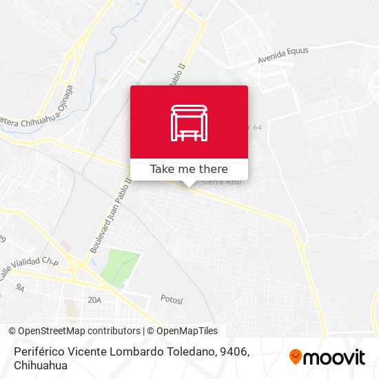Mapa de Periférico Vicente Lombardo Toledano, 9406