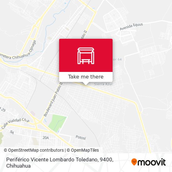 Mapa de Periférico Vicente Lombardo Toledano, 9400