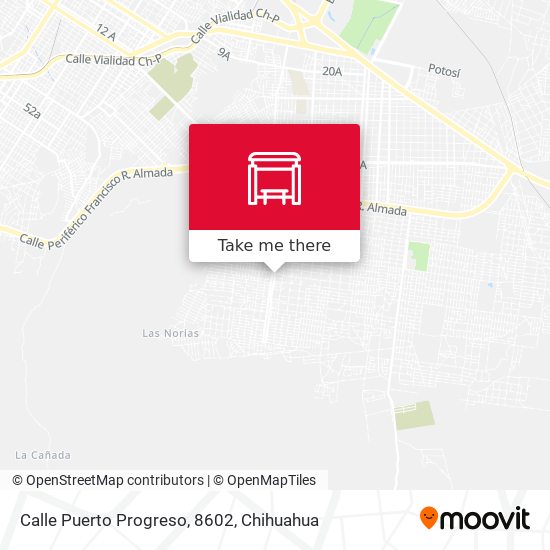 Calle Puerto Progreso, 8602 map