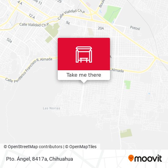 Pto. Ángel, 8417a map