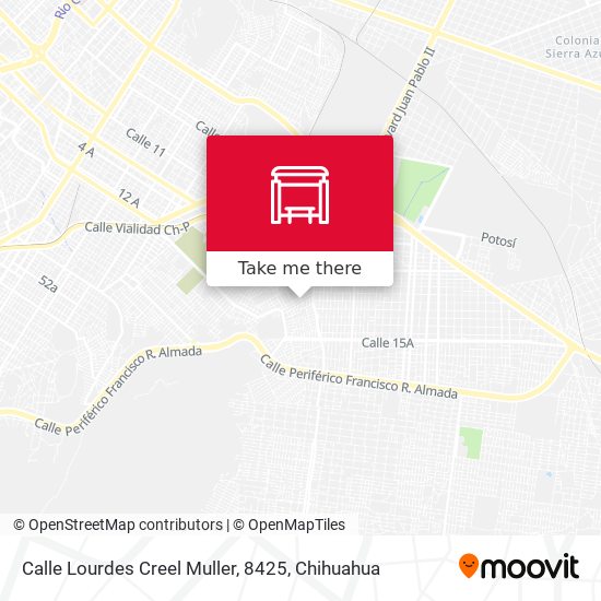 Calle Lourdes Creel Muller, 8425 map