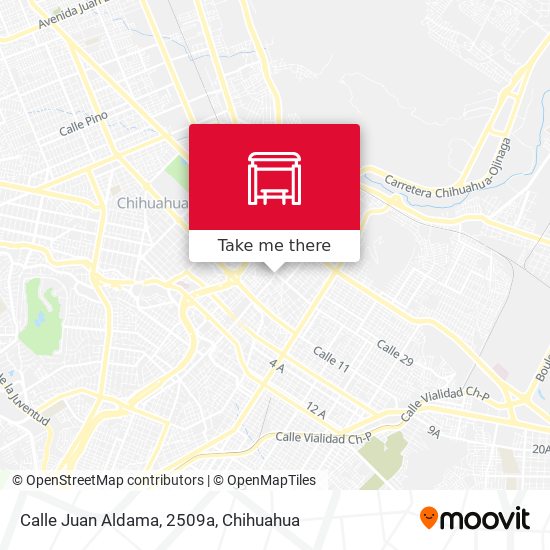 Calle Juan Aldama, 2509a map