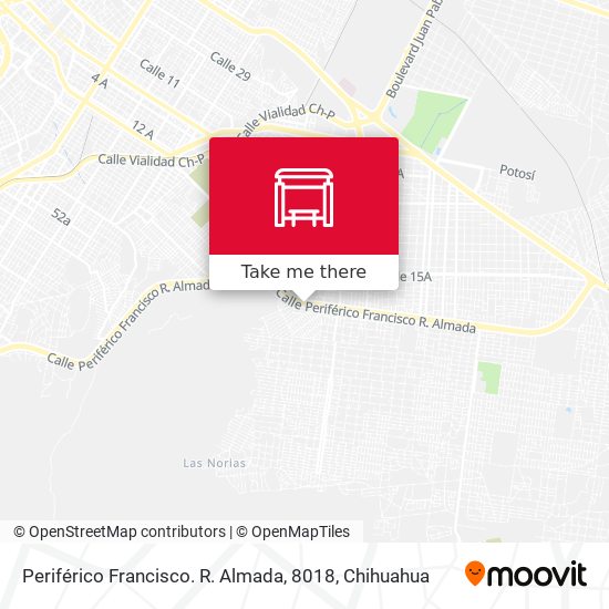 Mapa de Periférico Francisco. R. Almada, 8018