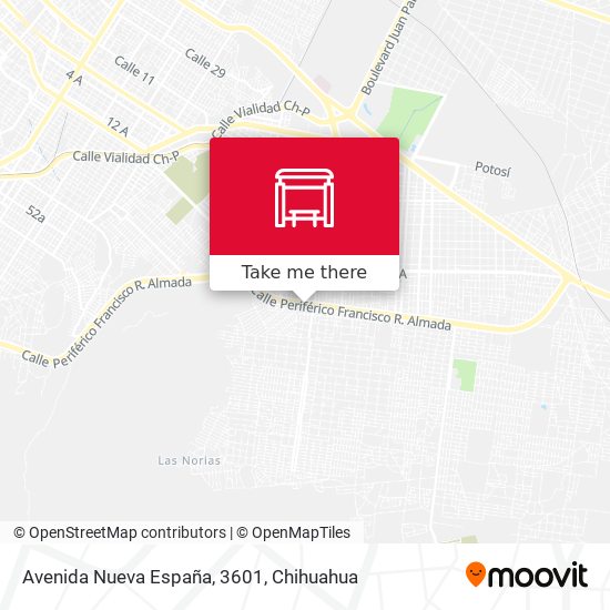Avenida Nueva España, 3601 map