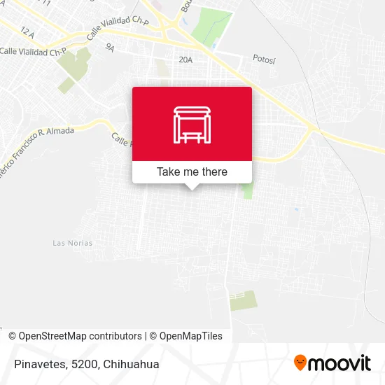 Pinavetes, 5200 map