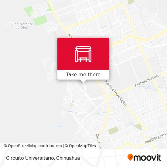 Circuito Universitario map