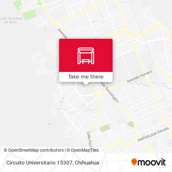 Mapa de Circuito Universitario 15307