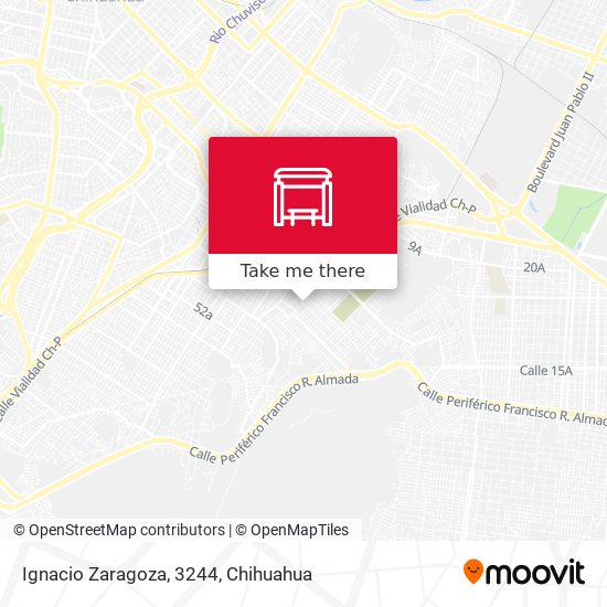 Ignacio Zaragoza, 3244 map