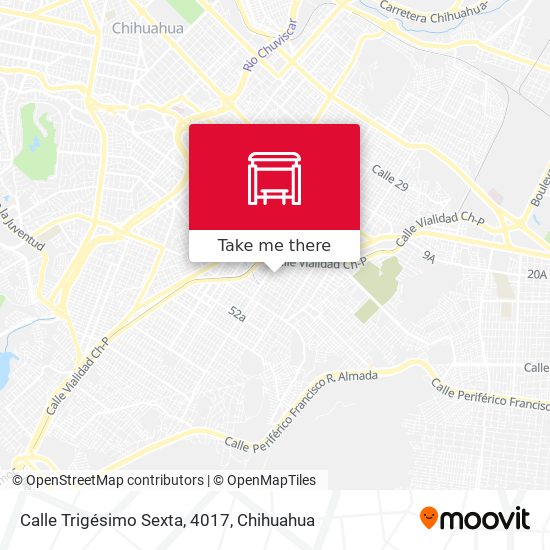 Mapa de Calle Trigésimo Sexta, 4017