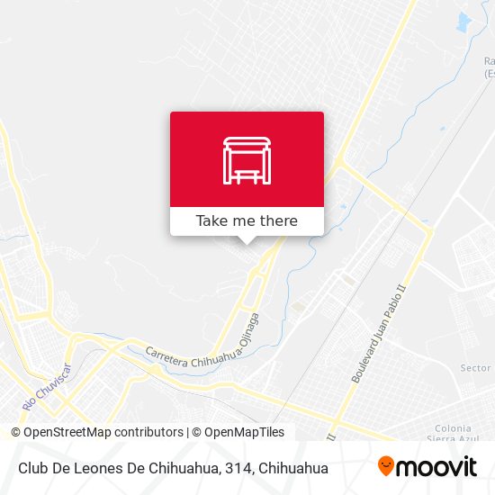 Club De Leones De Chihuahua, 314 map