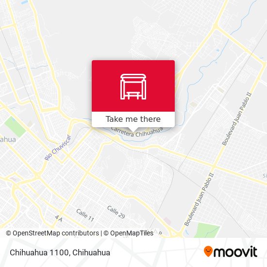 Mapa de Chihuahua 1100