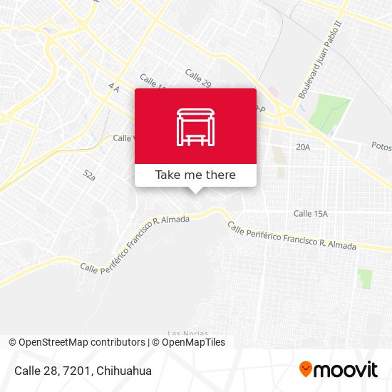 Mapa de Calle 28, 7201