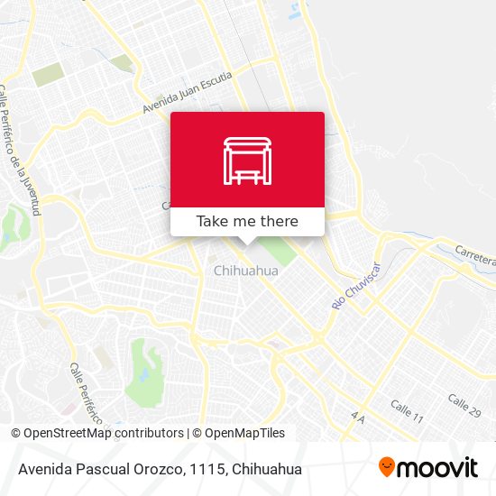 Avenida Pascual Orozco, 1115 map