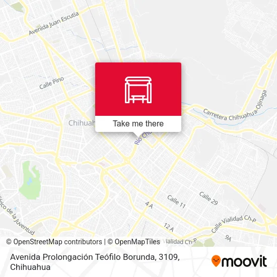 Mapa de Avenida Prolongación Teófilo Borunda, 3109