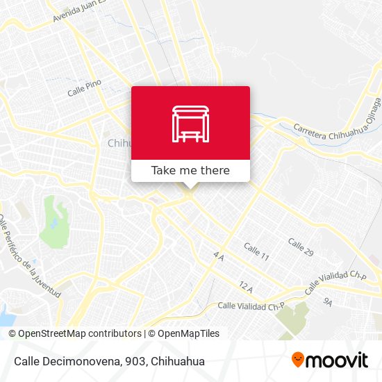 Mapa de Calle Decimonovena, 903