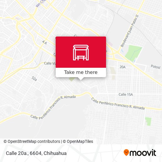 Mapa de Calle 20a., 6604