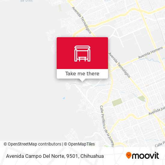 Avenida Campo Del Norte, 9501 map