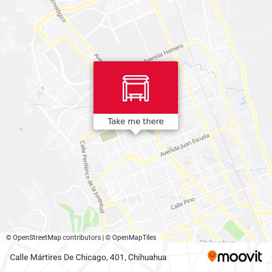 Calle Mártires De Chicago, 401 map
