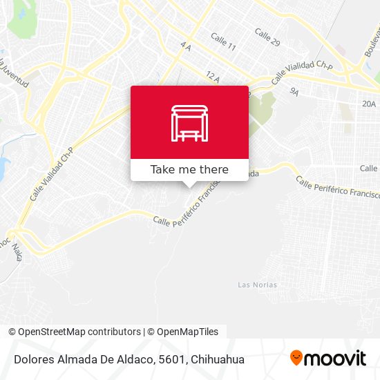 Dolores Almada De Aldaco, 5601 map