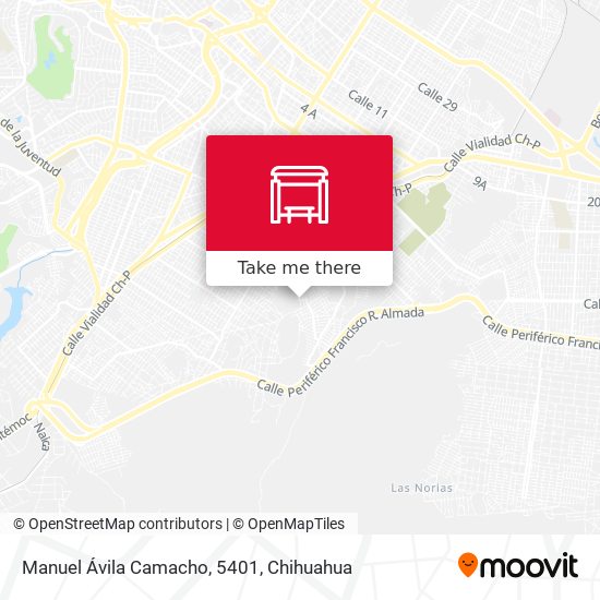 Manuel Ávila Camacho, 5401 map