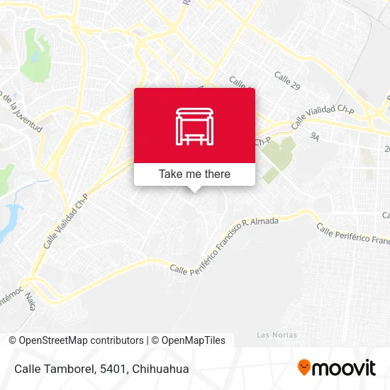 Mapa de Calle Tamborel, 5401