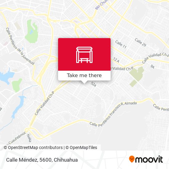 Mapa de Calle Méndez, 5600