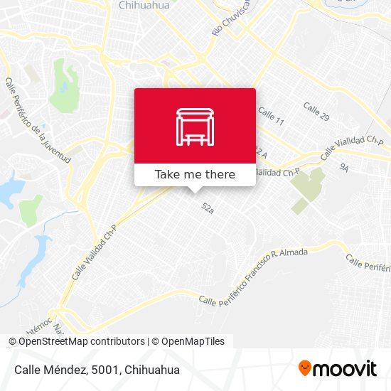 Mapa de Calle Méndez, 5001