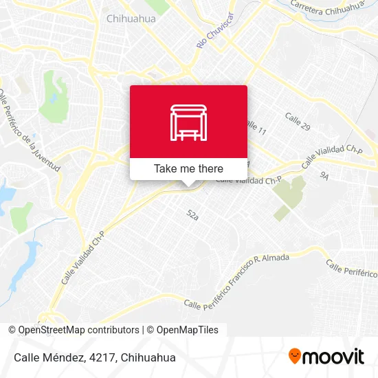 Mapa de Calle Méndez, 4217
