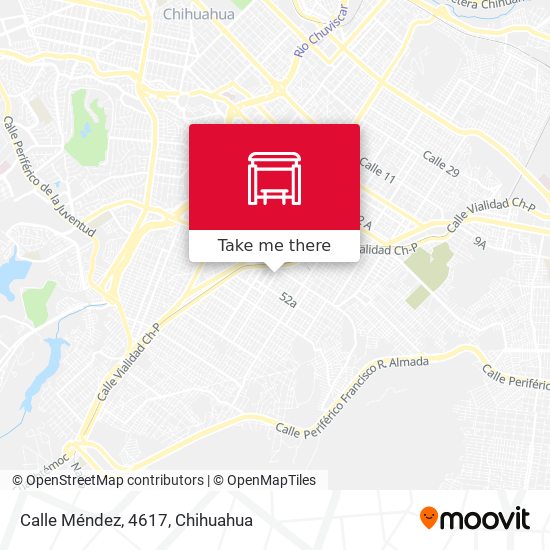 Mapa de Calle Méndez, 4617