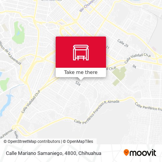 Mapa de Calle Mariano Samaniego, 4800
