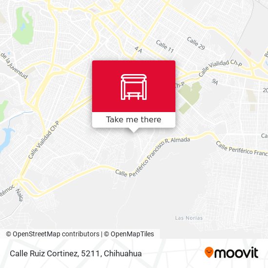 Mapa de Calle Ruiz Cortinez, 5211