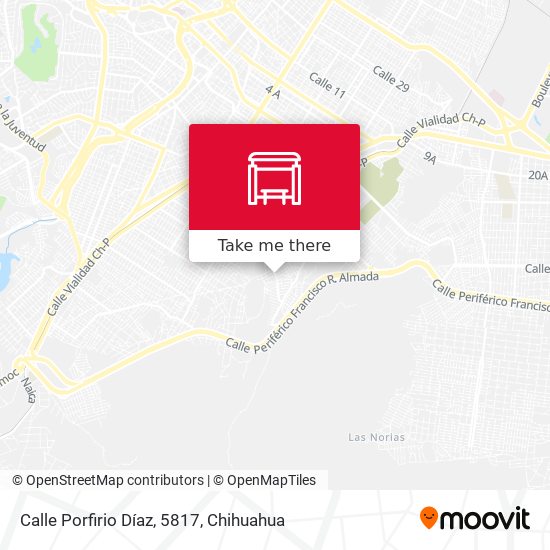 Mapa de Calle Porfirio Díaz, 5817
