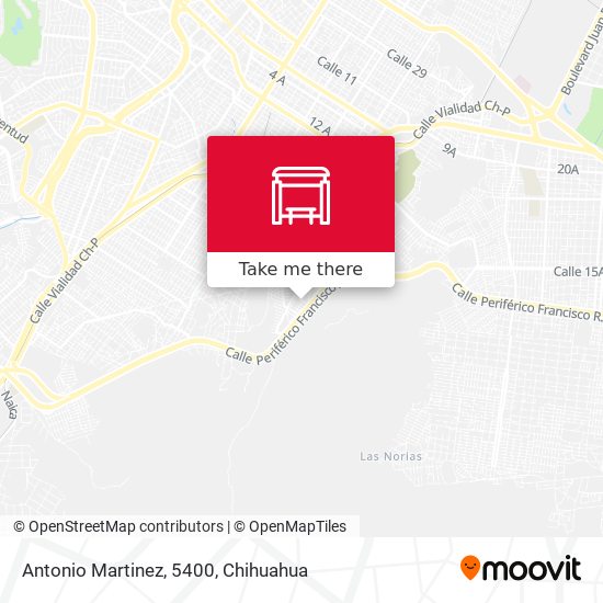 Antonio Martinez, 5400 map