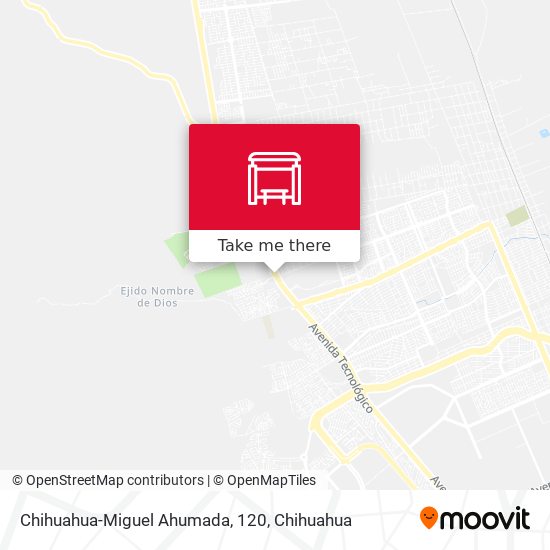 Chihuahua-Miguel Ahumada, 120 map