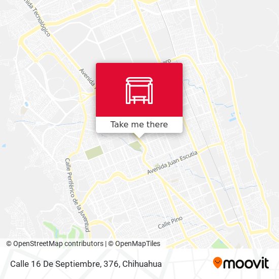 Mapa de Calle 16 De Septiembre, 376