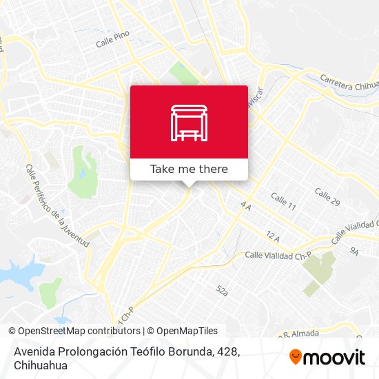 Mapa de Avenida Prolongación Teófilo Borunda, 428