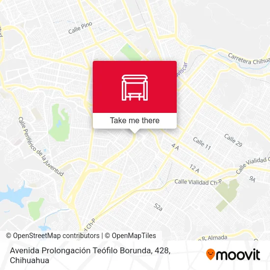 Mapa de Avenida Prolongación Teófilo Borunda, 428