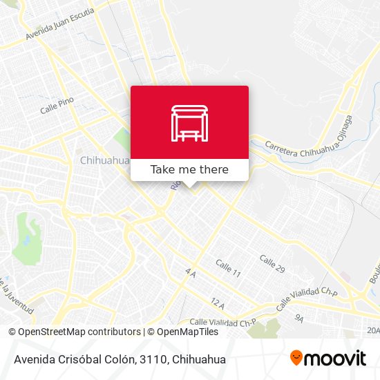 Mapa de Avenida Crisóbal Colón, 3110