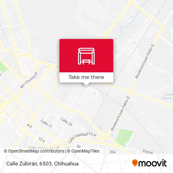 Calle Zubirán, 6503 map