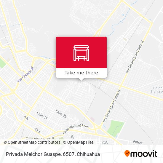 Privada Melchor Guaspe, 6507 map