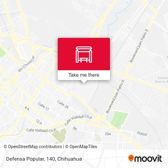 Defensa Popular, 140 map