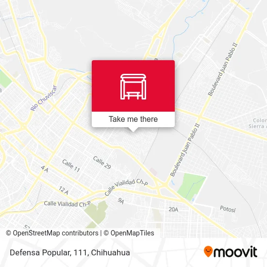 Defensa Popular, 111 map