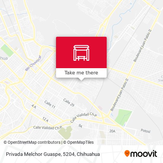 Mapa de Privada Melchor Guaspe, 5204