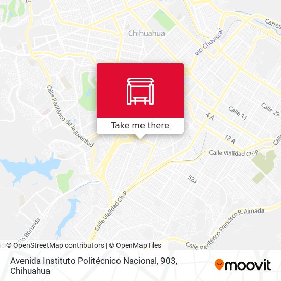 Avenida Instituto Politécnico Nacional, 903 map