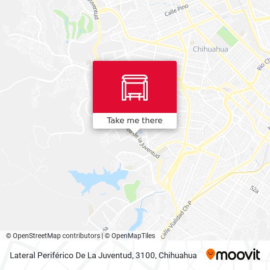 Mapa de Lateral Periférico De La Juventud, 3100