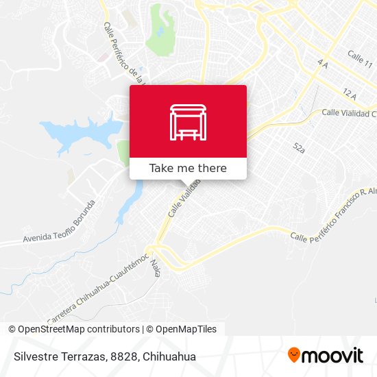 Silvestre Terrazas, 8828 map