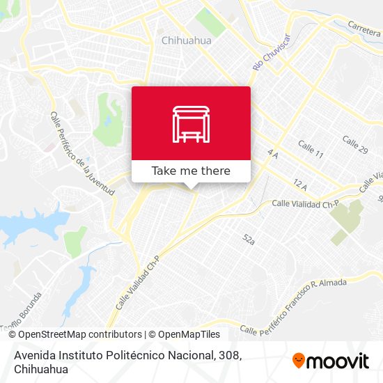 Avenida Instituto Politécnico Nacional, 308 map