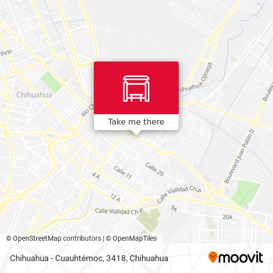 Mapa de Chihuahua - Cuauhtémoc, 3418