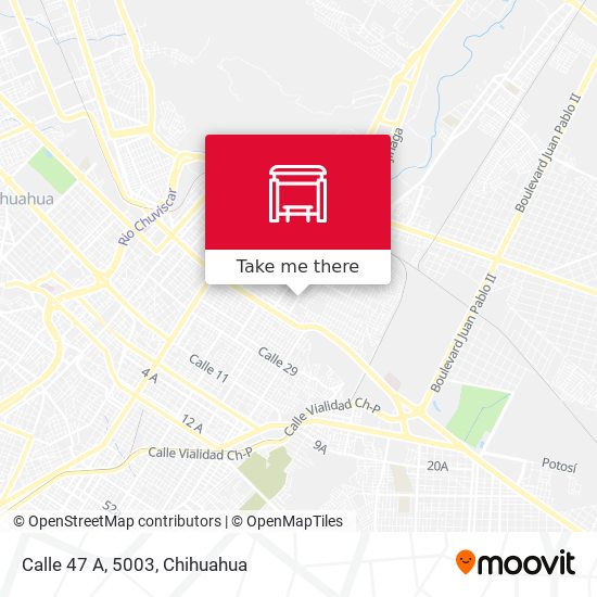 Mapa de Calle 47 A, 5003